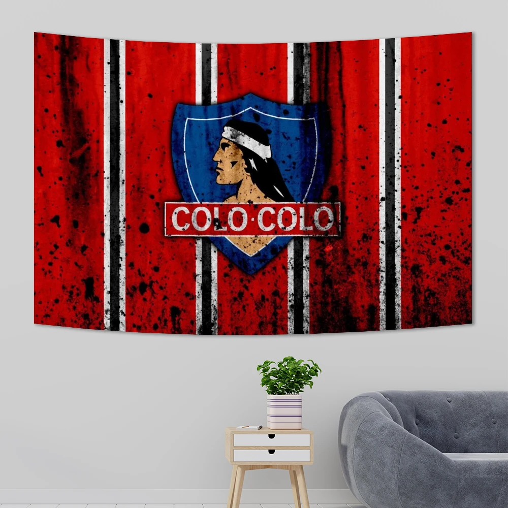 Chile Club Social Y Deportivo Colo-Colos Tapestry Banner Flag Garage Club Wall Hanging Decoration bohemian decor