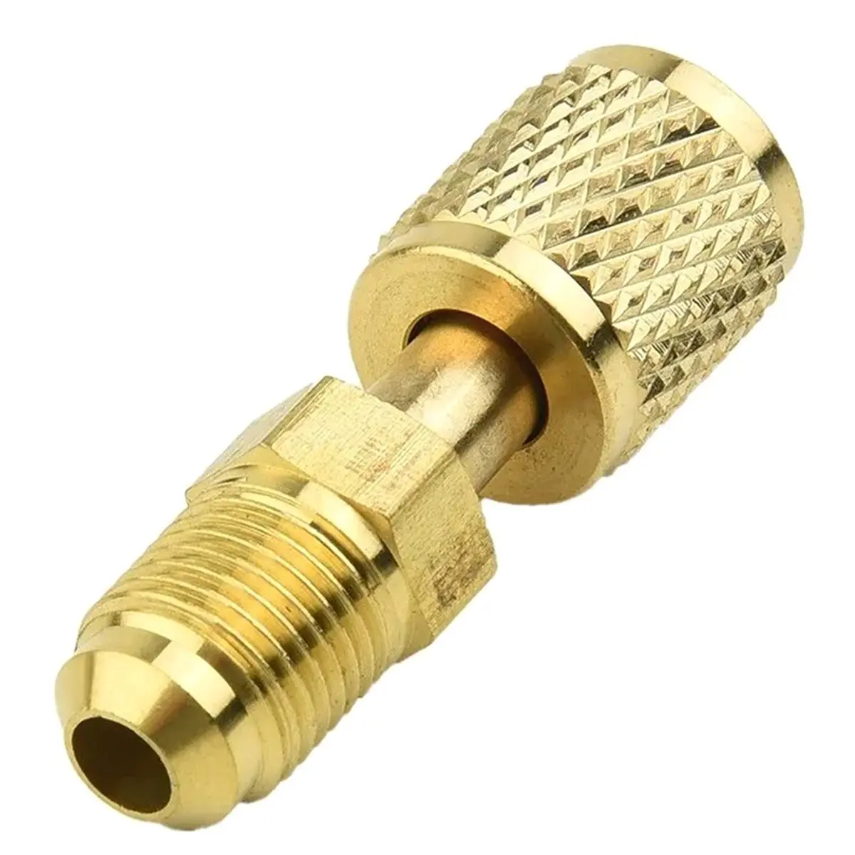 2026 New Adapter Male for Air Conditioning Refrigeration Systems Hose Vacuum Pump Couplers Mobile Parts R410a 5/16XF1/4 SAE Part