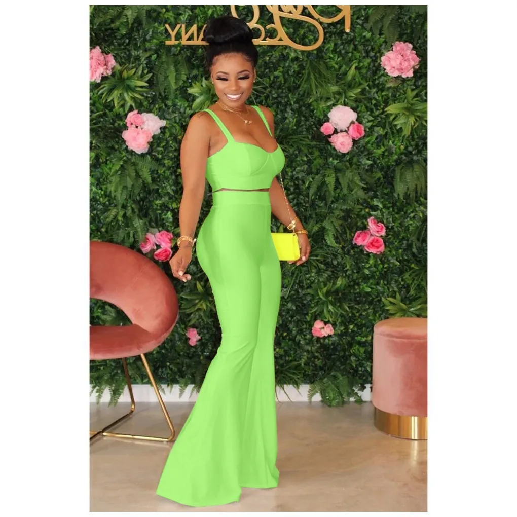 Y5148 Hohe qualität Blau Zwei Stücke Set Bodycon Rayon Verband Set Abend Party Sexy Mode Outfit