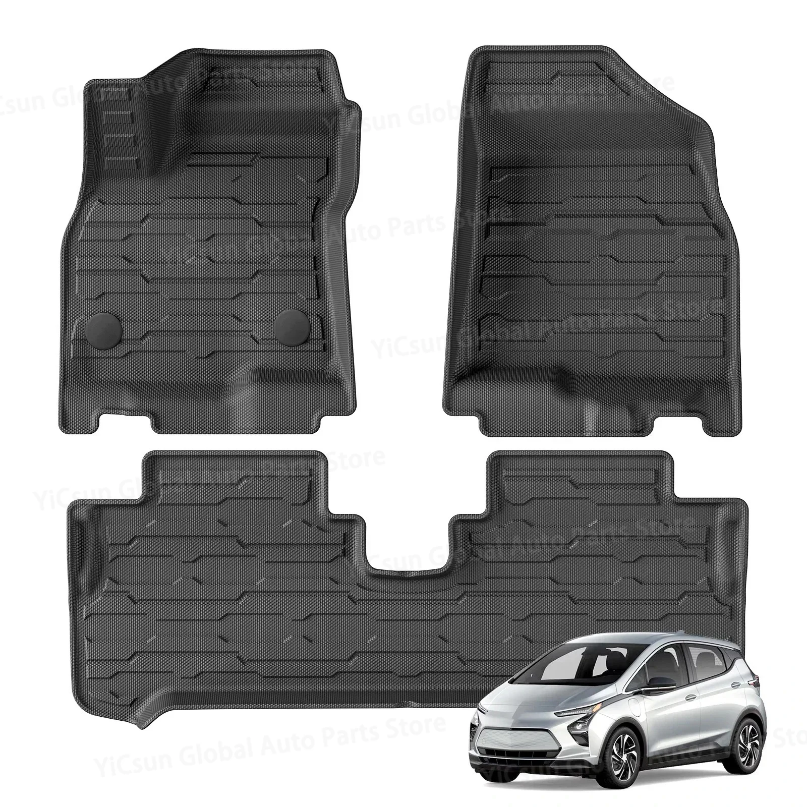 

For Chevrolet Chevy Bolt EV 2022 2023 2024 Car Floor Mats Cargo Liner Trunk Pad TPE 3D Left Hand Drive