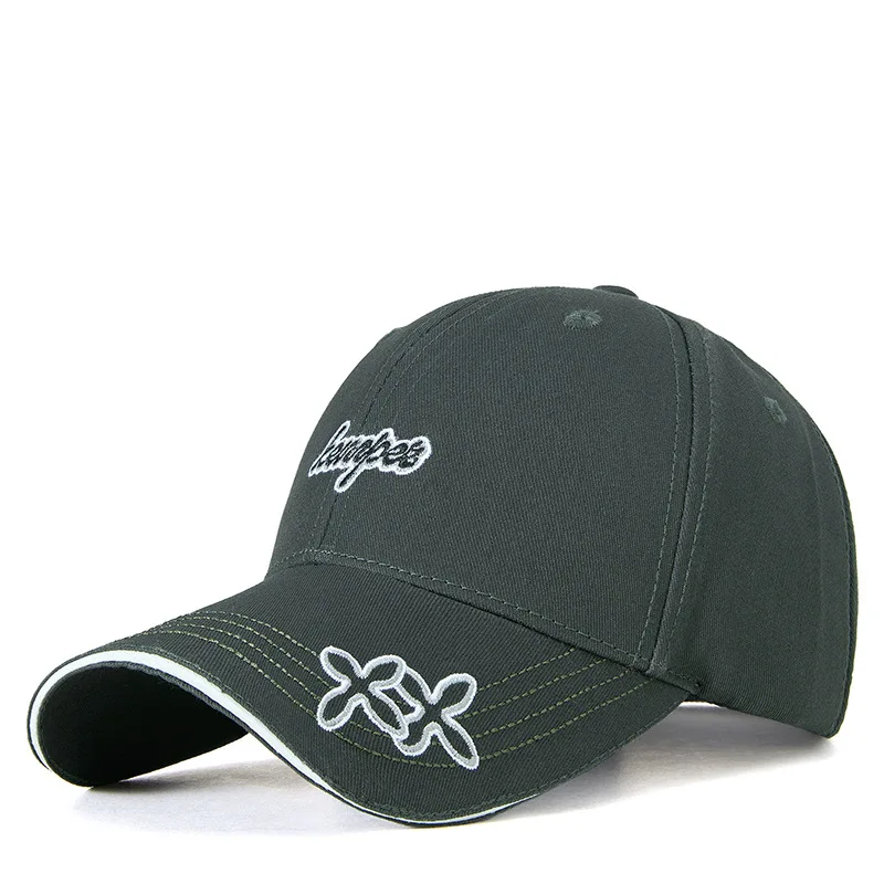 

High Quality Black Baseball Cap with Curved Brim And Embroidered Logo 6 Panel