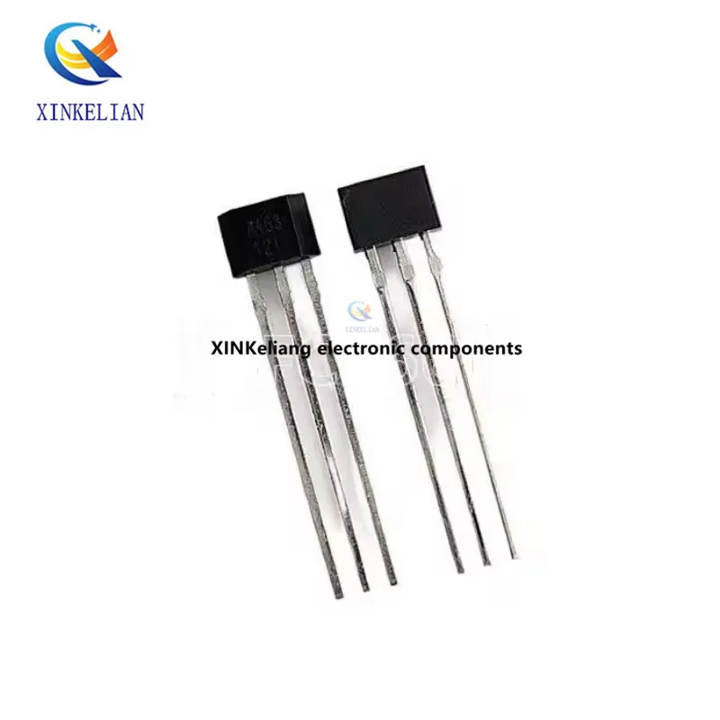 10PCS AH463 Silkscreen A463 TO-92 Inline Micro Power Omnipolar Hall Components 2.5-5.5V High Sensitivity Low Power Consumption B