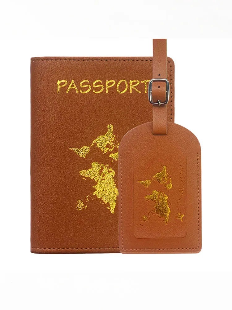 Travel Accessories Creative Aircraft PU Leather Luggage Tag Women Men Portable Label Suitcase ID Address Holder Baggage Boarding