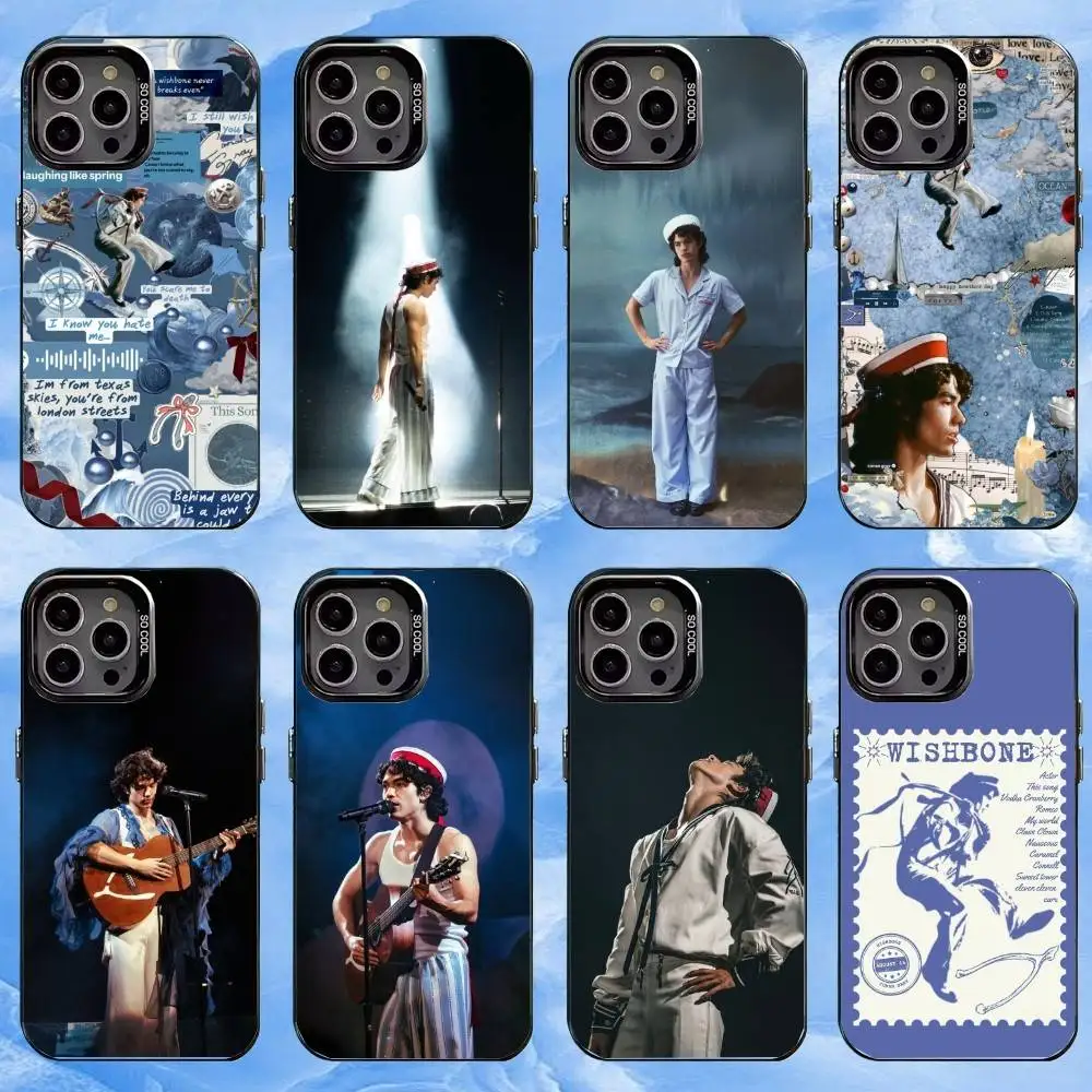 

C-Conans G-Gray W-Wishbones Phone Case For iPhone17,16,15,14,13,12,11 Plus,Pro Max Black Candy silver phone case