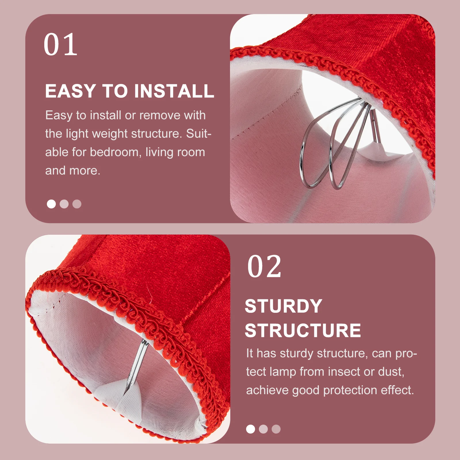 

Ceiling Iron Cloth Material Protects Ceiling Lamp Cover Lamp Dust Insect Bedroom Living Room Decorative Lights