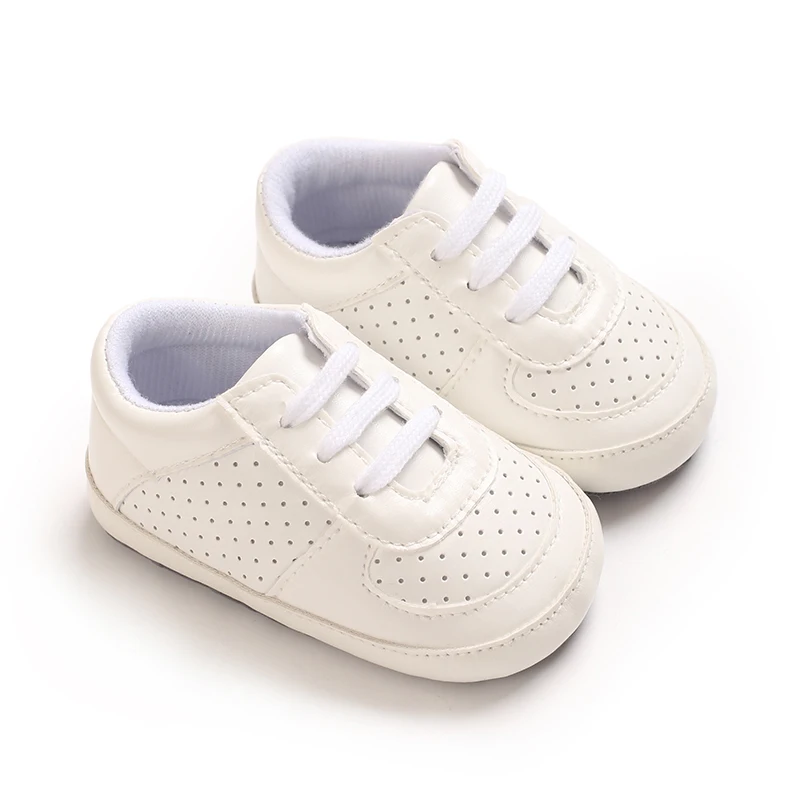 0-18M Baby Shoes Infant Pre-Walker Shoes, Classic Casual Sneakers Soft Sole Footwear for Baby Boys Girls
