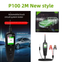 P100 Pen Teste Resistente à Tensão para Carro, Testador, Circuito, Ignição, Scanner de Bateria, Ferramentas de Diagnóstico, Acessórios Auto, Melhor, 24V, 12V