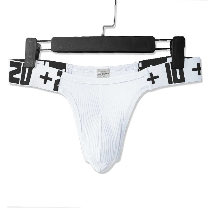 3pcs/2pcs/1pcs Men's Underwear G-string Thongs Cotton Sexy Breathable T-back Briefs Bugle Pouch Male Panties