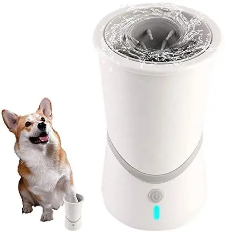 

Portable Pet Automatic Washer Foot Clean Cup Pet Grooming Smart USB Charging Soft Silicone Dog Cat Feet Washing Cup Paw Cleaner