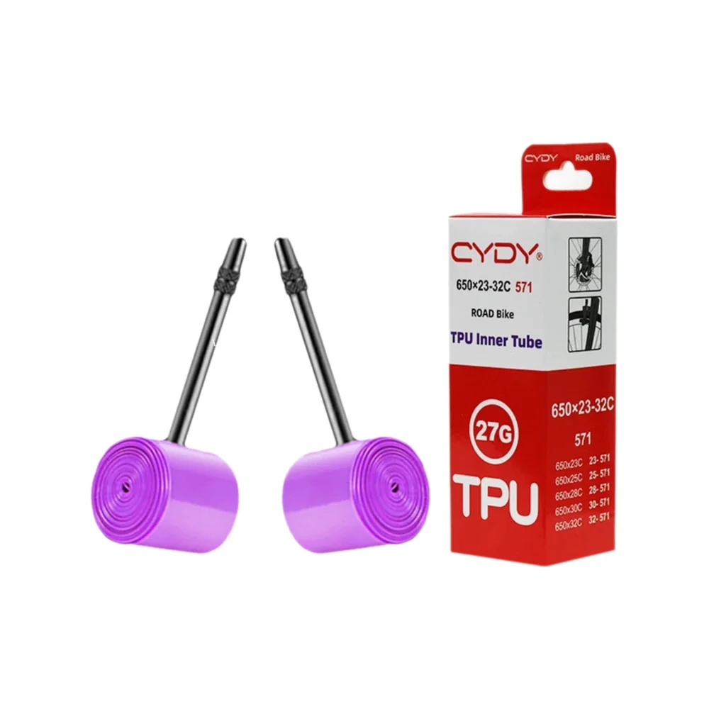 AliExpress CYDY ULTRA LIGHT TPU Road Bicycle Inner Tube 650x23C 25C 26C 27C 28C 30C 32C Tyre FV 45/65/85mm Bike Tire Penu Cycling Parts 571