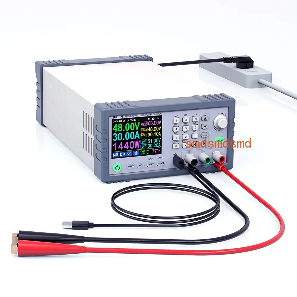 Bench Lab Power Supply 1140W/1440W  R-D6030-Max Complete Set 60V 30A AC to DC Adjustable Digital Control Lab Cha