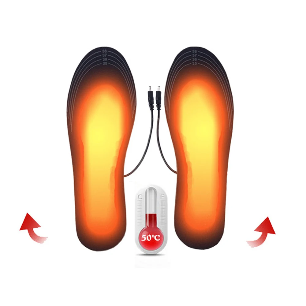 Foot Warmer USB Heated Insoles Pad Feet Warmer Pad Mat Winter Heating Insoles Winter Warm Heated Insoles USB Foot Heating Pad