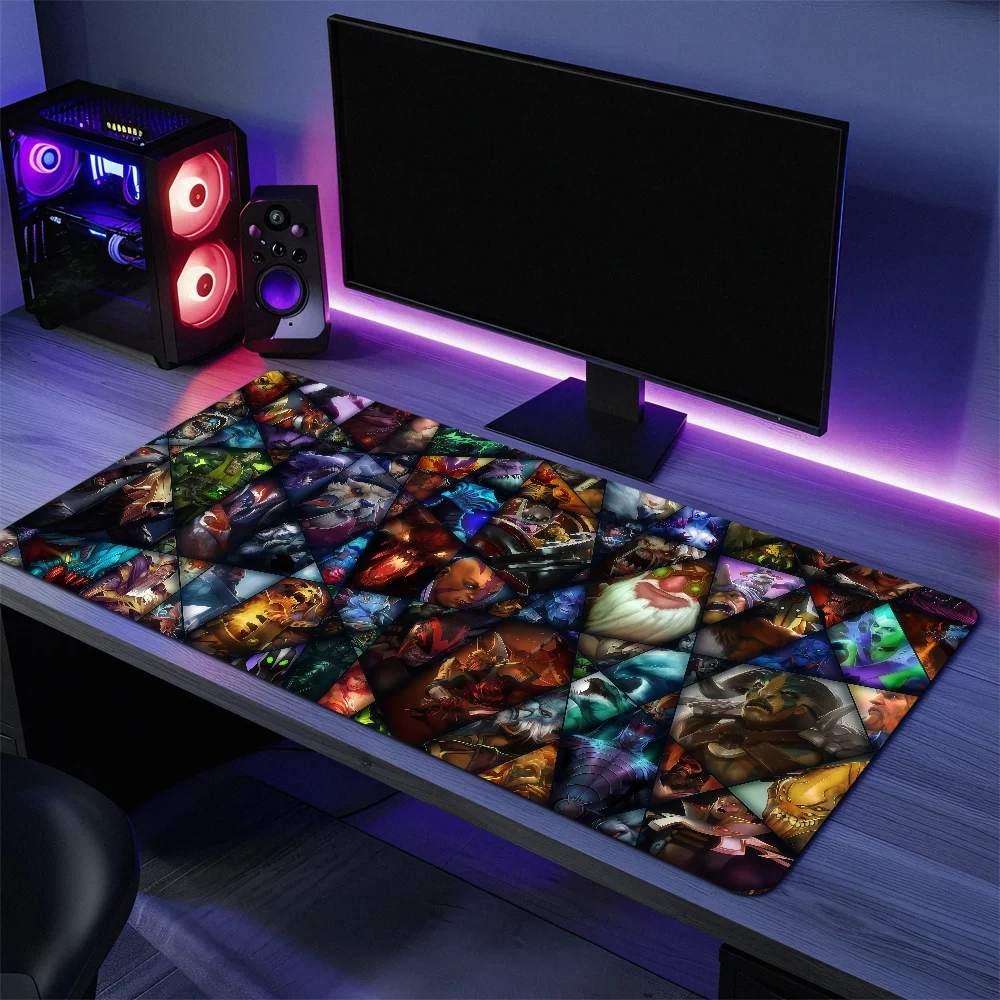 لعبة Dota 2 الإستراتيجية والتشغيل لوحة الماوس كبيرة حصيرة مكتبية لوحة المفاتيح مريح مكتب المطاط لعبة الكمبيوتر عدم الانزلاق مكافحة فراي المنزل Cus