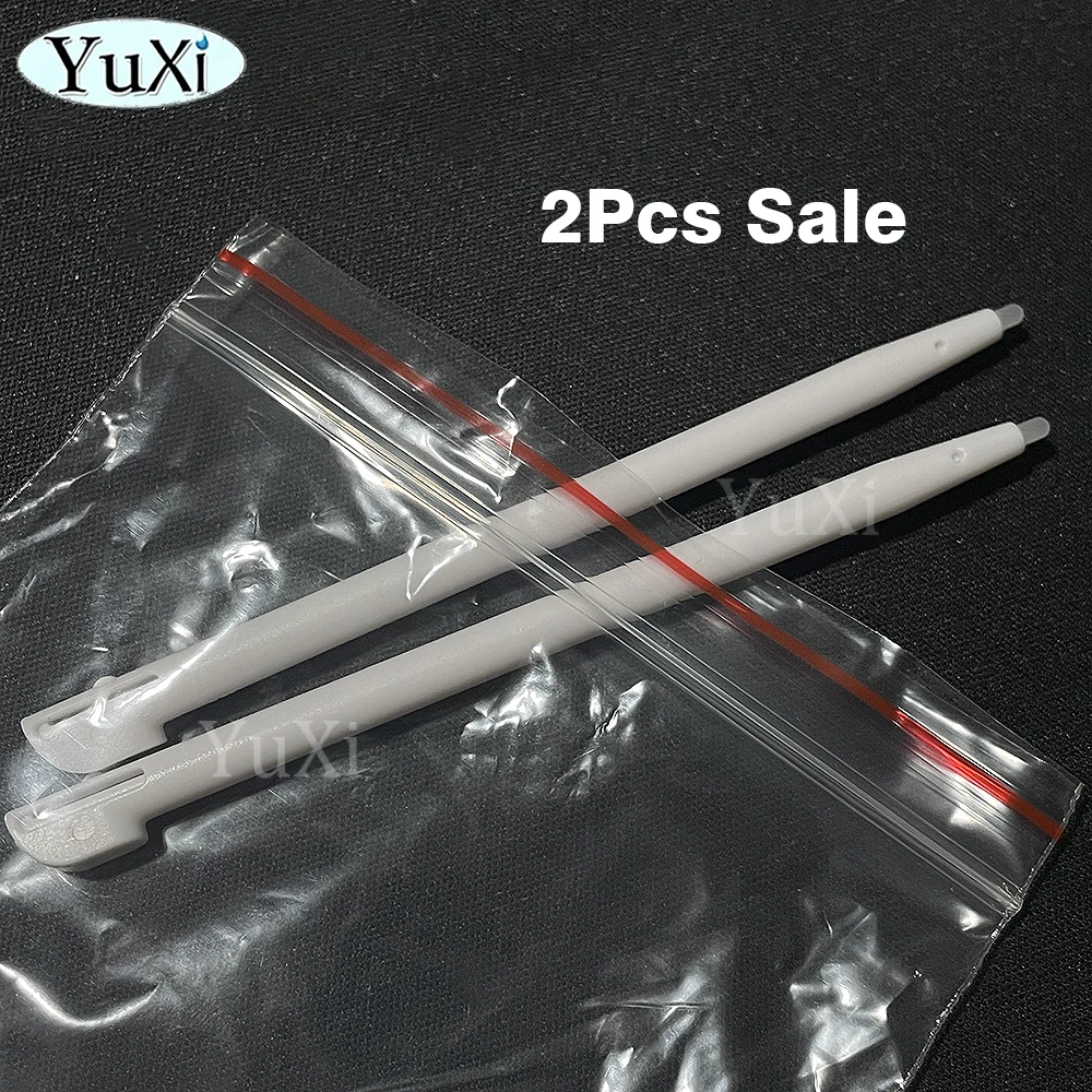 2Pcs Stylus Pen For Nintend NDS NDSI XL NDSL Wii U For 3DS 2DS New 2DS LL XL New 3DS LL XL Metal Plastic White Touch Screen Pen