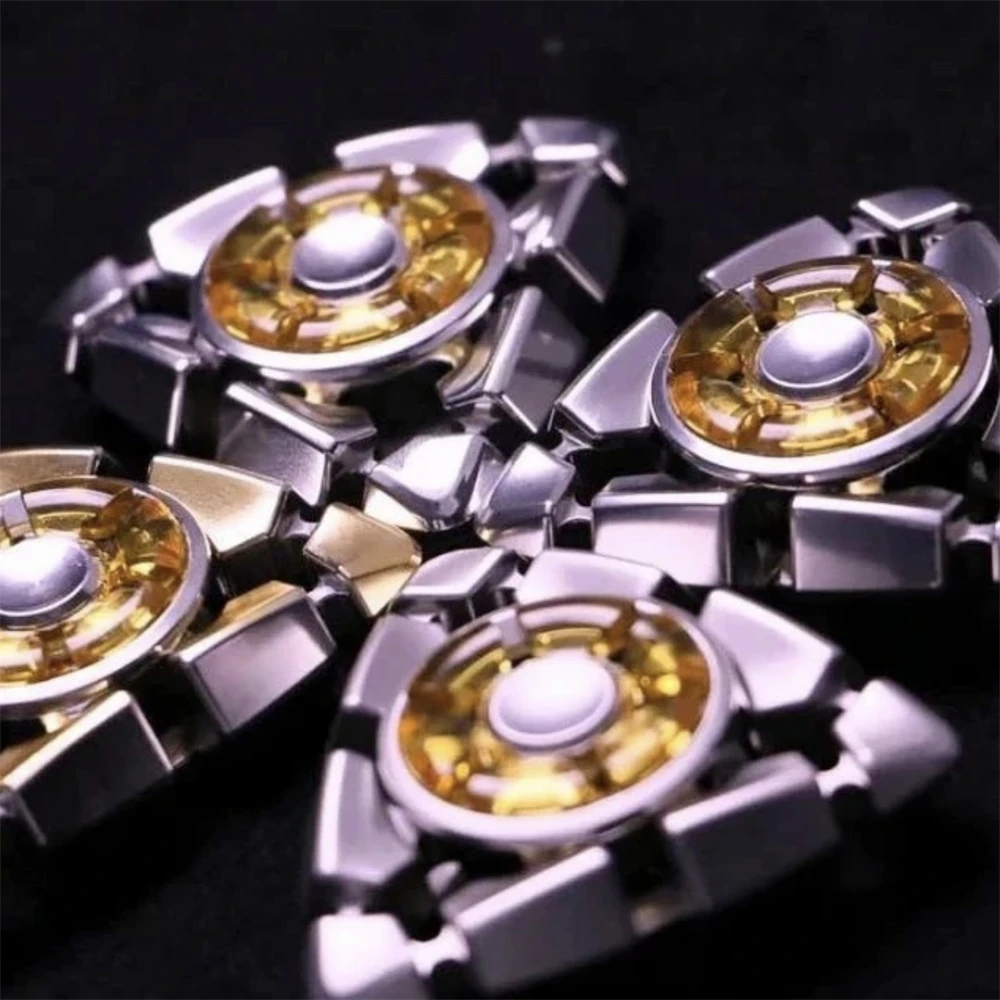 Reorganization Stainless Steel Fidget Slider Fidget Spinner EDC Toys Anti Stress Hand Spinner  ADHD Anxiety Relief Sensory Toys