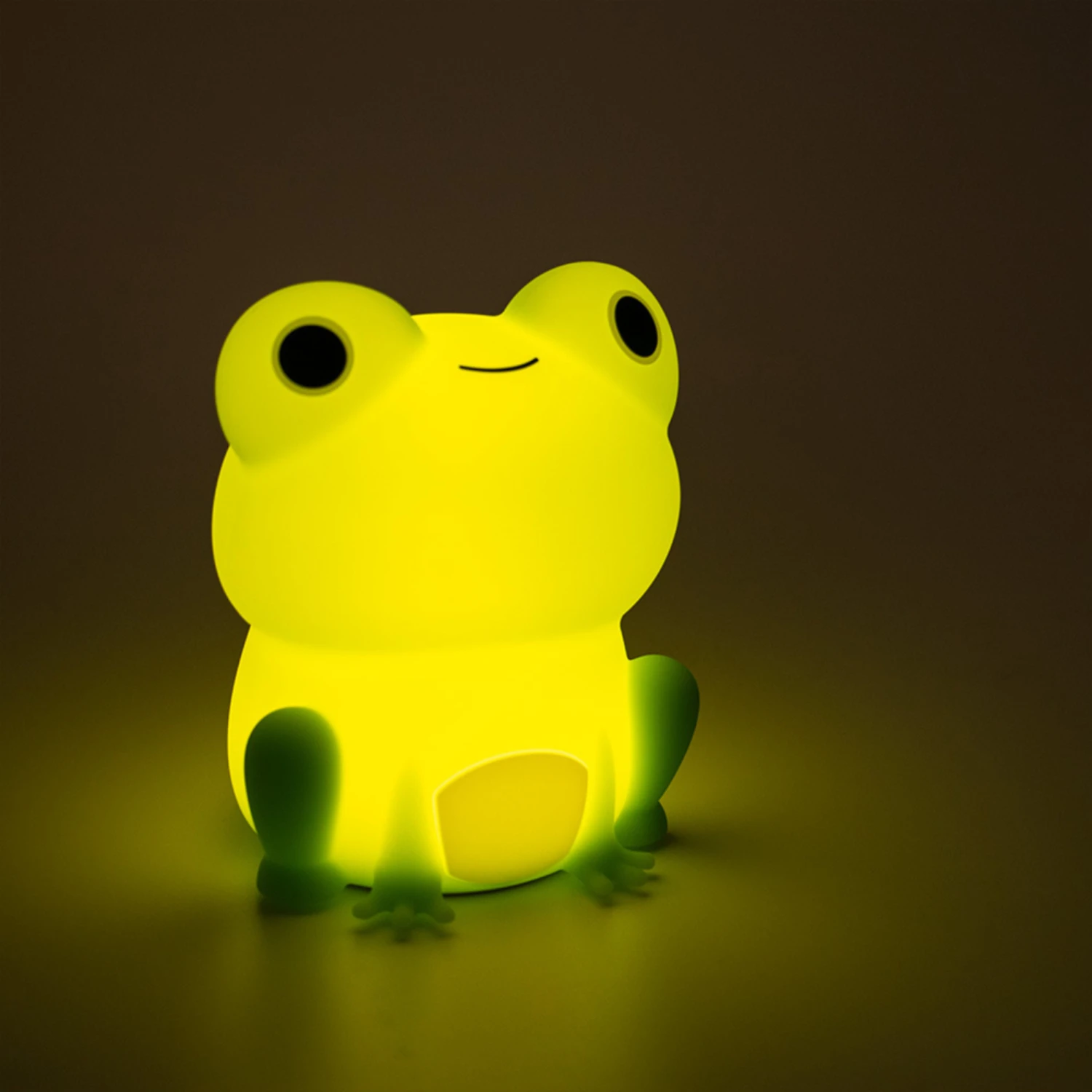 New Adorable Soft Silicone Frog Lamp - Cute Dimmable Night Light with Timer for Boys and Girls in Nursery - Perfect Kids Gift -