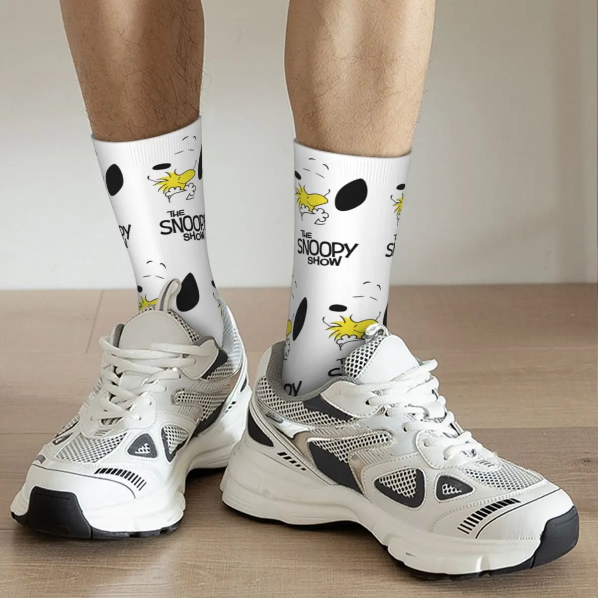 Cute Women Men The Snoopy Show Cartoon Peanuts Anime Theme Socks woodstock Accessories Skateboard Socks Soft Best Gifts