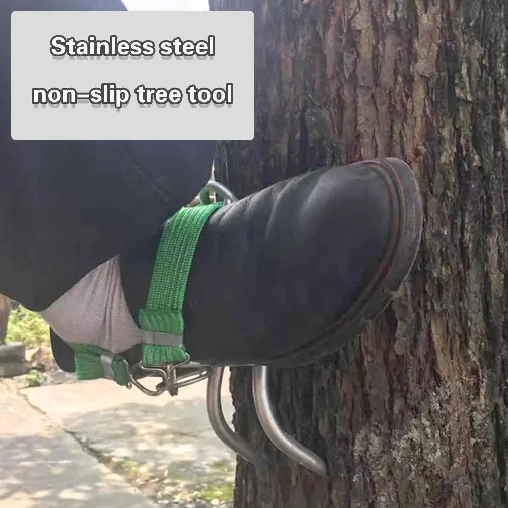 Imagem -05 - Tree Climbing Tool Pole Spikes Observação de Caça Colhendo Frutas Aço 304 Sapatos Uso Simples H0m6