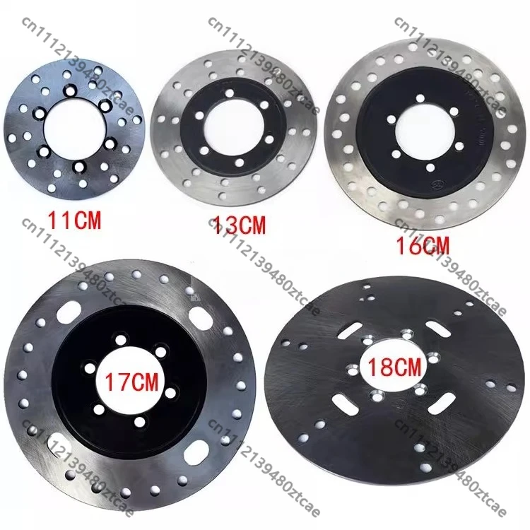 Modified ATV Kart Flange Front Brake Disc, 110/130/160/180MM 6-hole Universal Mechanical Brake Disc