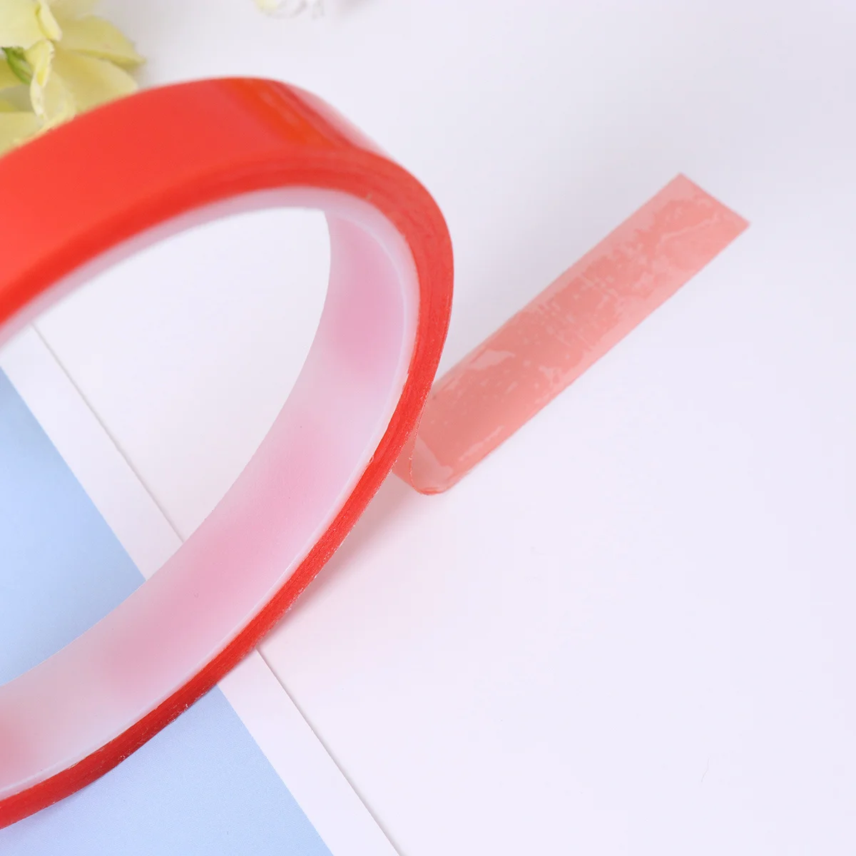 

12Mm X 5M Double Sided Adhesive Tape Clear Heavy Duty Waterproof Acrylic Glue For Mobile Phone Screen Lcd Display Mounting Two