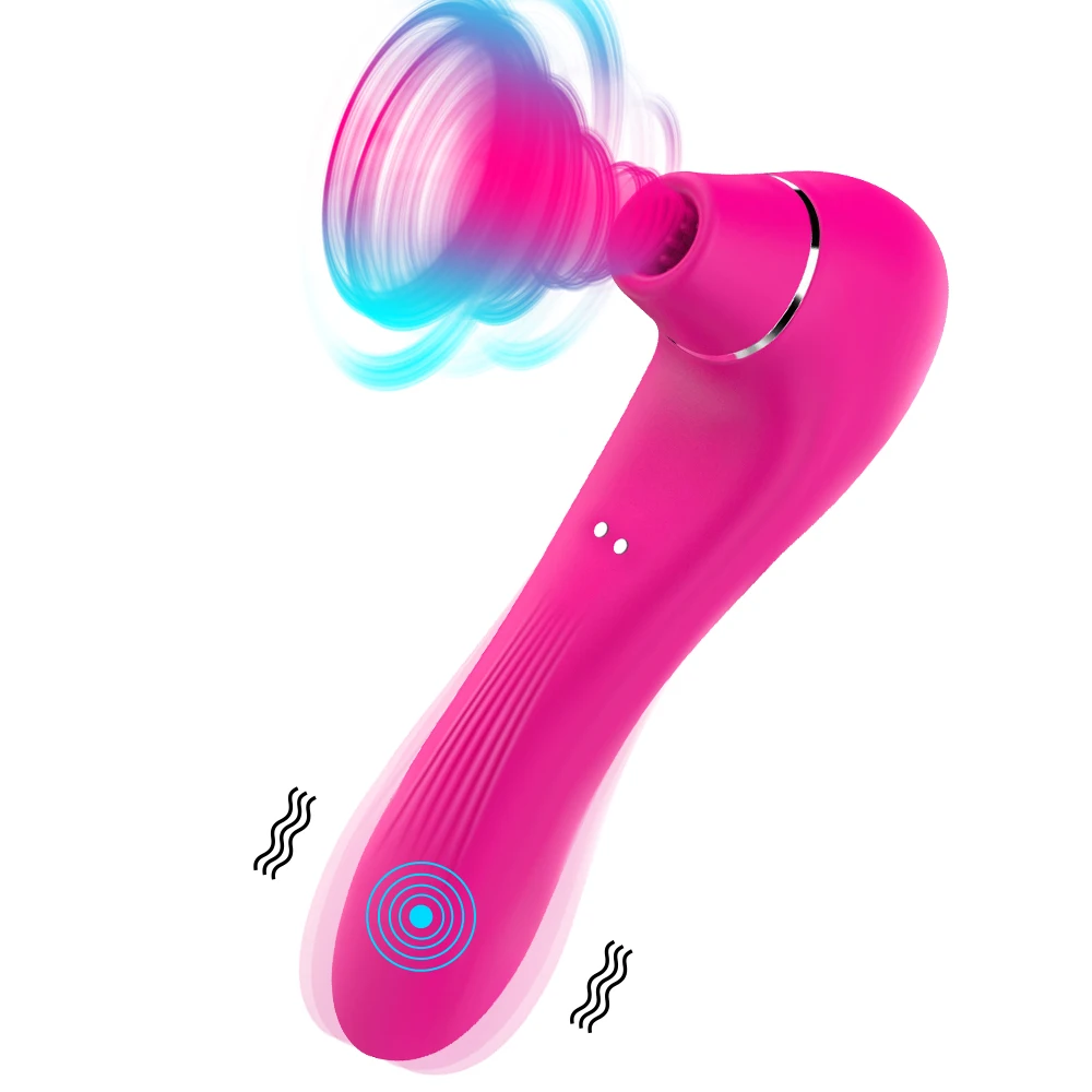 Sex Sucking Toys Vibrator Female Powerful Clitoris Sucker Blowjob Tongue Stimulator Nipple Vagina Pussy Pump for Women Adults 18