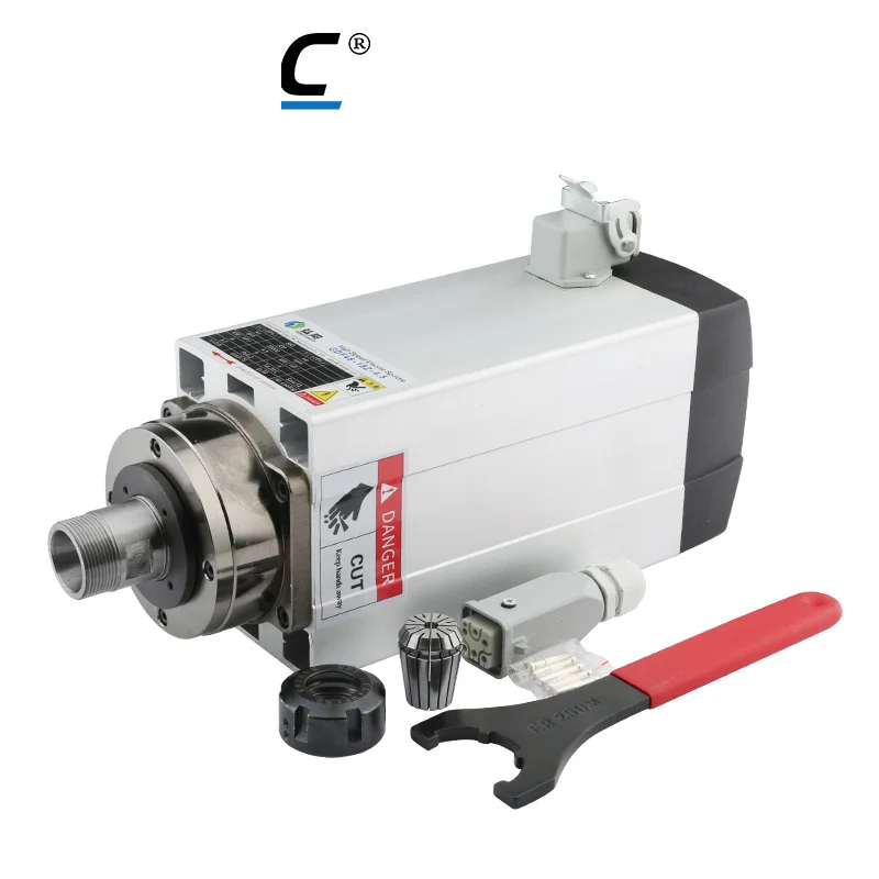 Hongyang Engraving Machine Spindle Motor 4.5KW 220v/380v Square Air ...