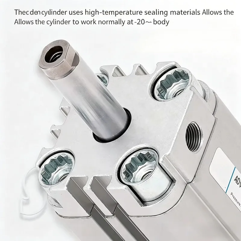 ADVU16-50-P-A 63-100-P-A Compact Cylinder ADVU-12/16/20/25/32/40/50/63/80-P-A With Magnet Internal Thread Stroke 5-100mm