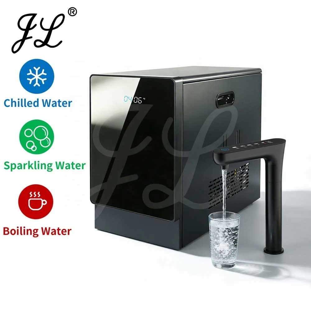 

Soda, Hot And Cold Water Dispener With Digital Faucet Under Sink Soda Maker Under Counter Cooler System With Sparkling Water