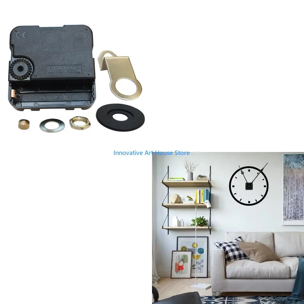 E1PC DIY Large Wall Clock Movement Mechanism Hands Repair Tool Parts