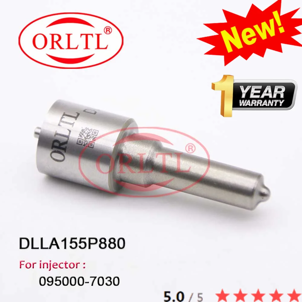 Commmon Rail Nozzle DLLA155P880 For 095000-6760 095000-7540 9709500-754 23670-39185 23670-30140 23670-30281 ORLTL