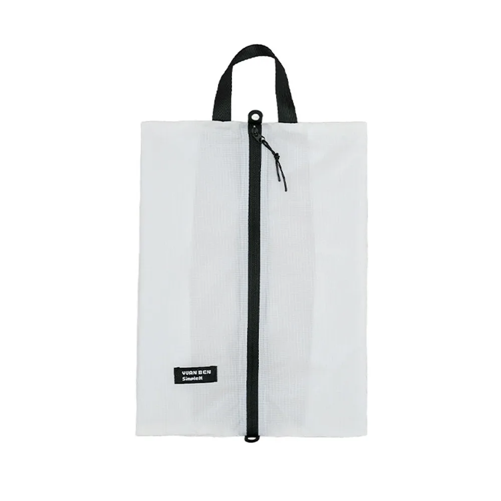 

Waterproof Shoe Storage Bag Ultralight Dust-Proof Portable Shoe Pouch Zipper Foldable Shoe Carrier Bag Hiking Accessories