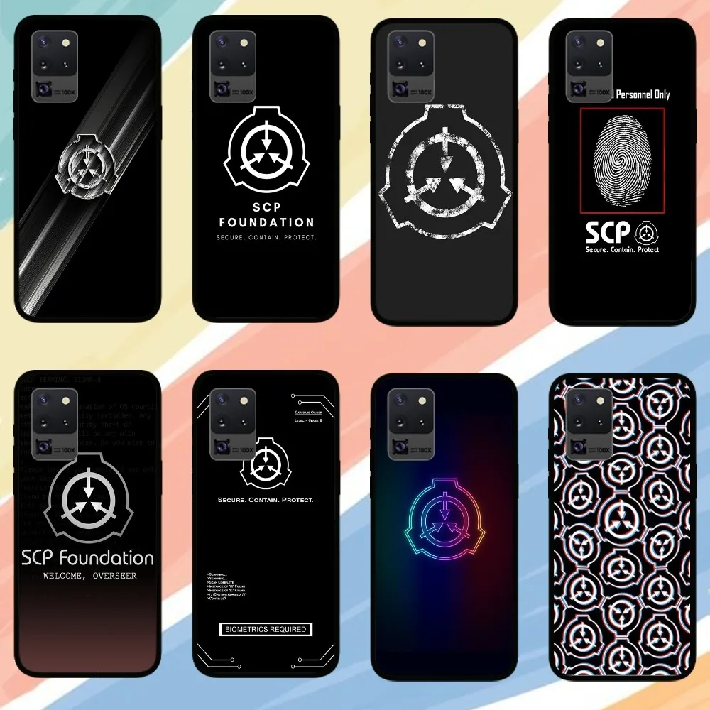 SCP Foundation  Phone Case For Samsung Galaxy S24 S23 S22 S21 S20 FE Note9 10 Plus Ultra Lite 5G Black Phone Case