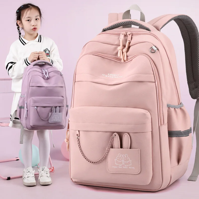 Mochila escolar de gran capacidad para adolescentes y niñas, bolso escolar de estudiante de secundaria primaria, bolsos de hombro de viaje ligeros para mujeres