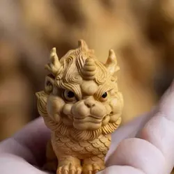 6cm Kirin Beast Silicone Mold Desktop Decoration Handicraft Plaster mold Concrete Cement Unicorn Ornament mold