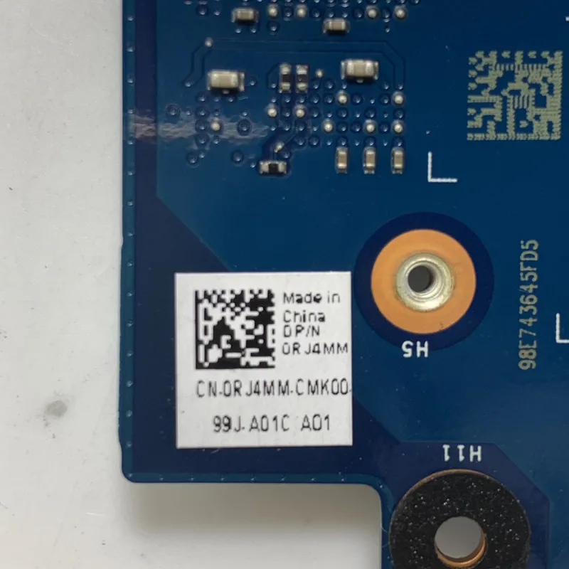 

CN-0RJ4MM 0RJ4MM RJFor Dell 7566 Laptop Motherboard 4MM With SR2FP I5-6300HQ CPU Mainboard N16P-GX-A2 BCV00 LA-D991P 100% Tested