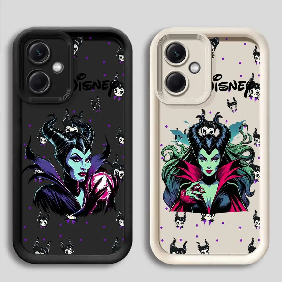 Disney Poshion Queen Witch Phone Case for Redmi 12 4G 12C 13C 4G 5G Poco X3 NFC X3 Pro C50 C51 C61 A1 A2  Plus A3 A3x Matte