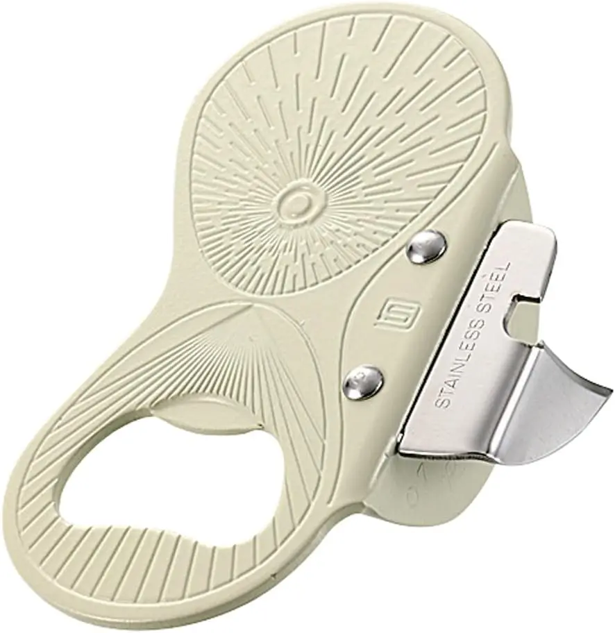 

Compact Stainless Steel Can Opener with Bottle Opener, Easy Kitchen Tool for Cooking