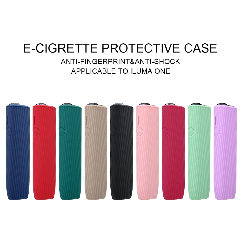 La funda de silicona es adecuada para ILUMA ONE, es portátil y tiene un diseño inclinado, y es un accesorio protector para el cigarrillo electrónico.