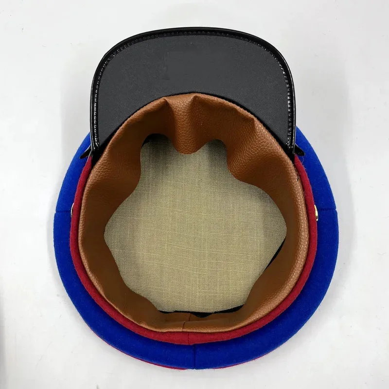 Soviet Political Commissar Hat NKVD Upgraded Big Eaves Hat Soviet Ministry of Internal Affairs Uniform Hat Military Hats