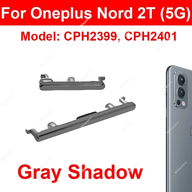 Power Volume Side Button For Oneplus Nord 3 N10 N30 CE4 5G Side Button On Off Power Volume Up Down Side Keypad Repair Parts