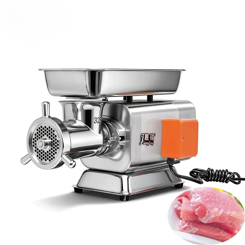 

1500W Pure Copper Motor Stainless Steel Processes Fresh & Frozen Meats for Home & Commercial Use 120kg/h Meat Grinder Mincer