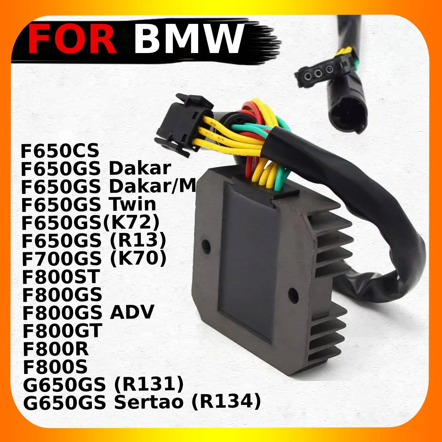 

Регулятор-выпрямитель для мотоциклов BMW F650CS Dakar Twin F700GS F800ST F800GS ADV F800GT F800R F800S G650GS Sertao R131 R134