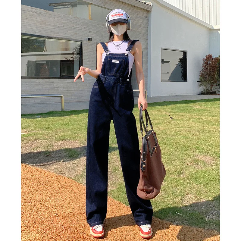 

High Waist Straight Leg Denim Jeans Women's Spring Summer New Style Loose Slimming Korean Version Anti-Aging Sweet Girl Trend...
