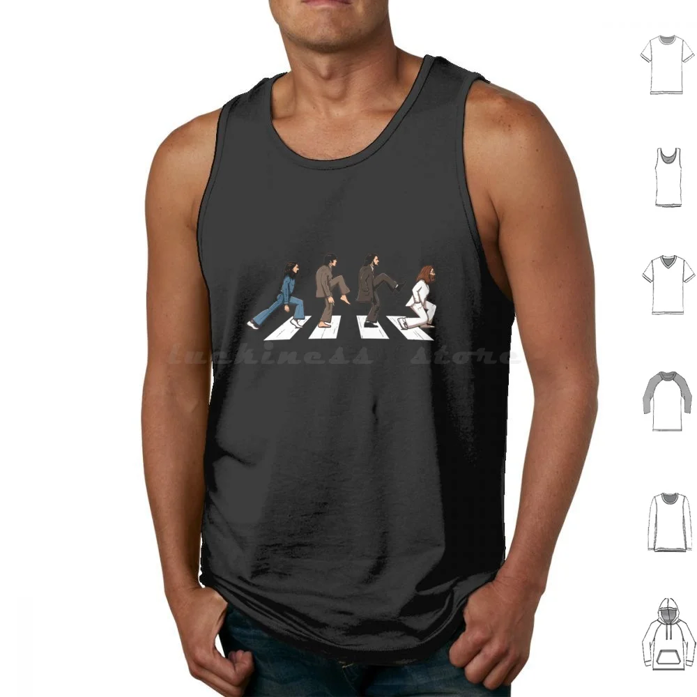 The Cross Tank Tops Print Cotton For Men Or Women Road Album Abbey Beatle John Music