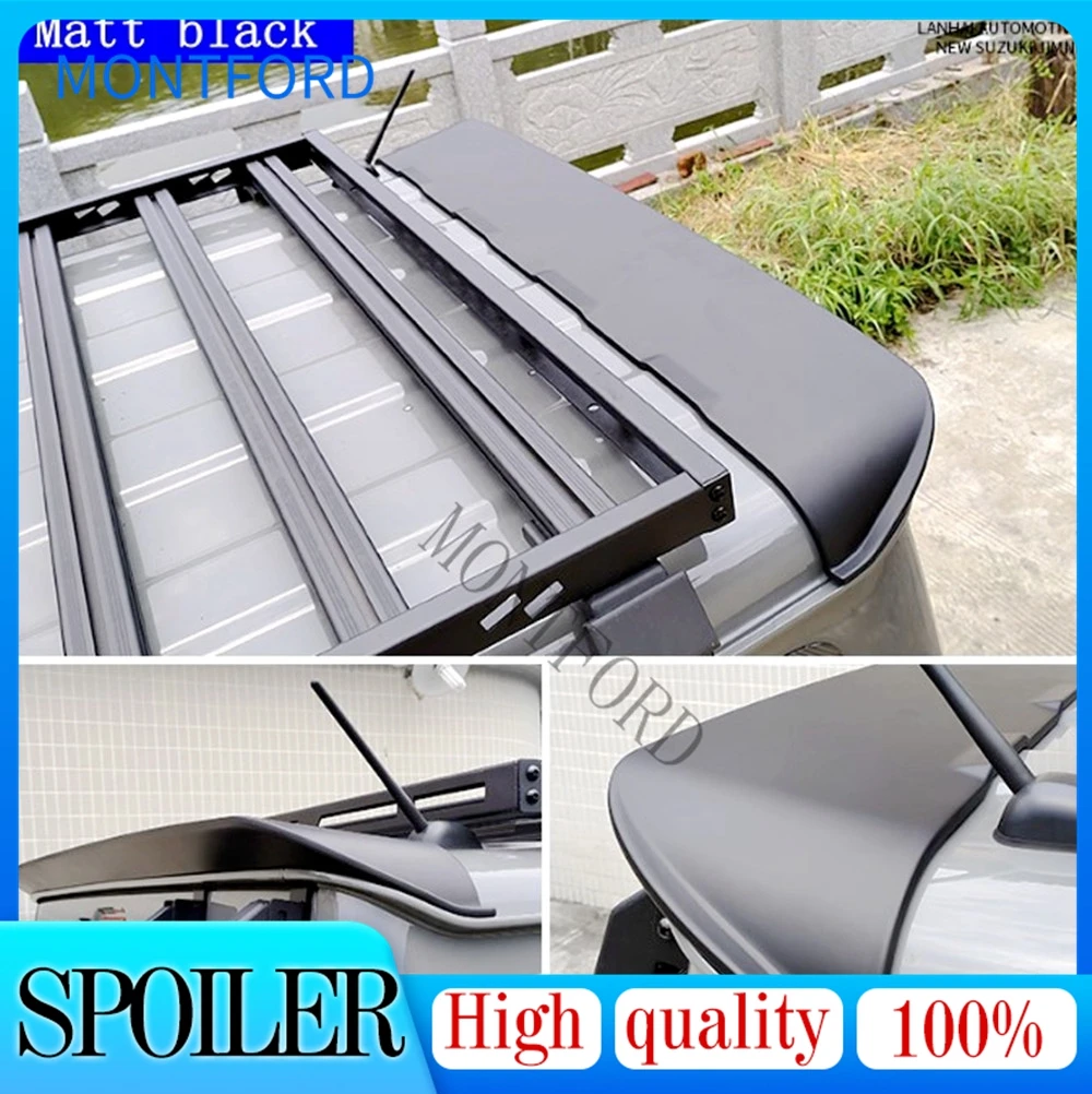 Rear Roof Spoiler For Suzuki Jimny JB64 JB74 2019 2020 2021 2022 High Quality ABS Rear Wing Trunk Lip Tail Spoiler Car Styling