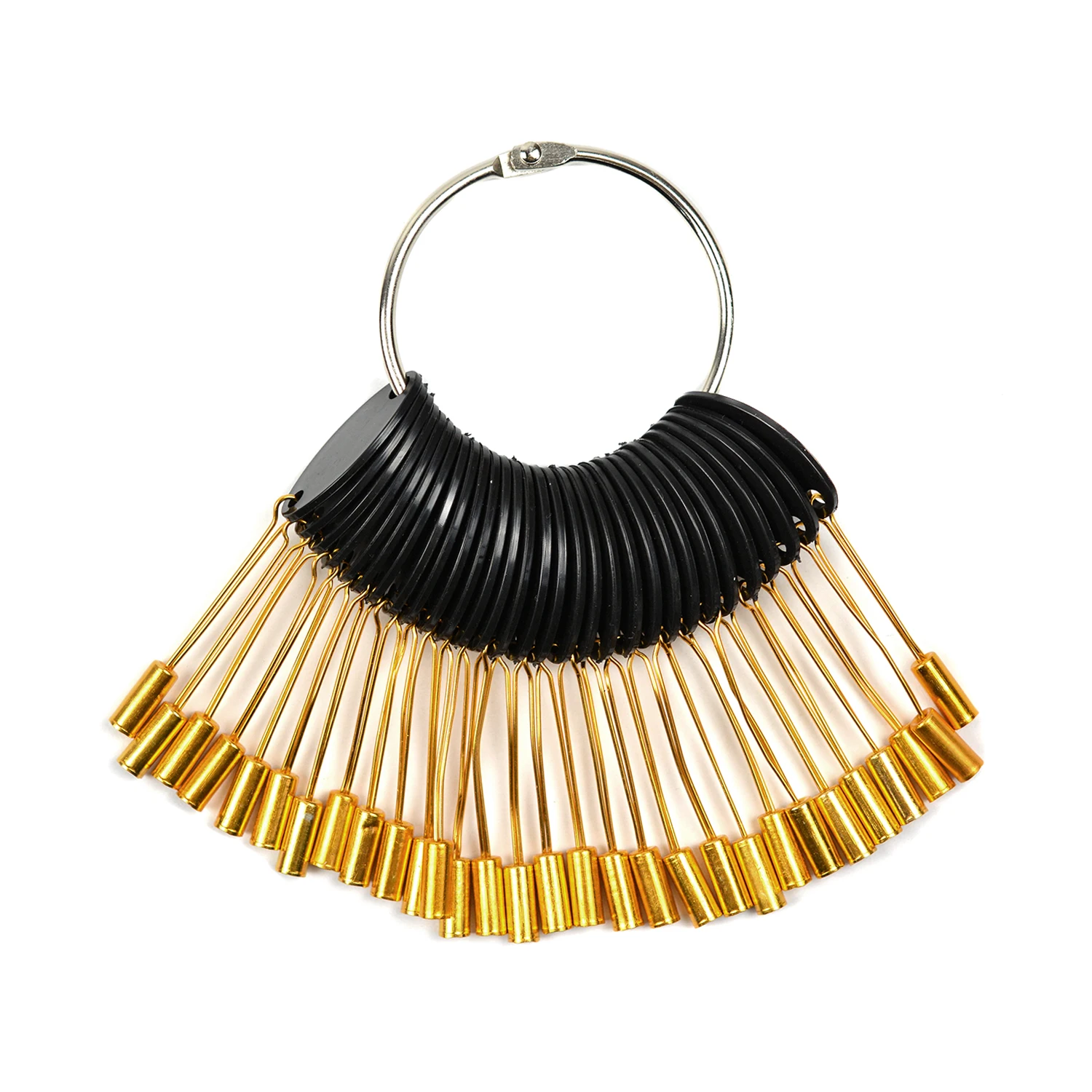 Hair Color Testing Ring Salon Hair Dye Swatch Ring 30 Strands Reusable Hair Dye Practice Tool