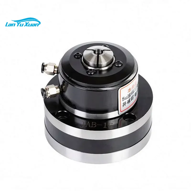 

TEBAK Air Lathe Chucks Rotary JAB 15 25 40 60 Hollow Pneumatic Collet Chuck with Collets