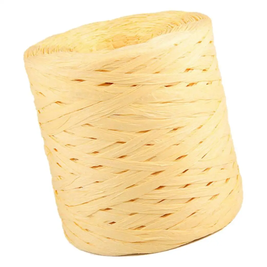 Kertas kerajinan Raffia pita tenun rafia pita Macrame Project Packing Paper