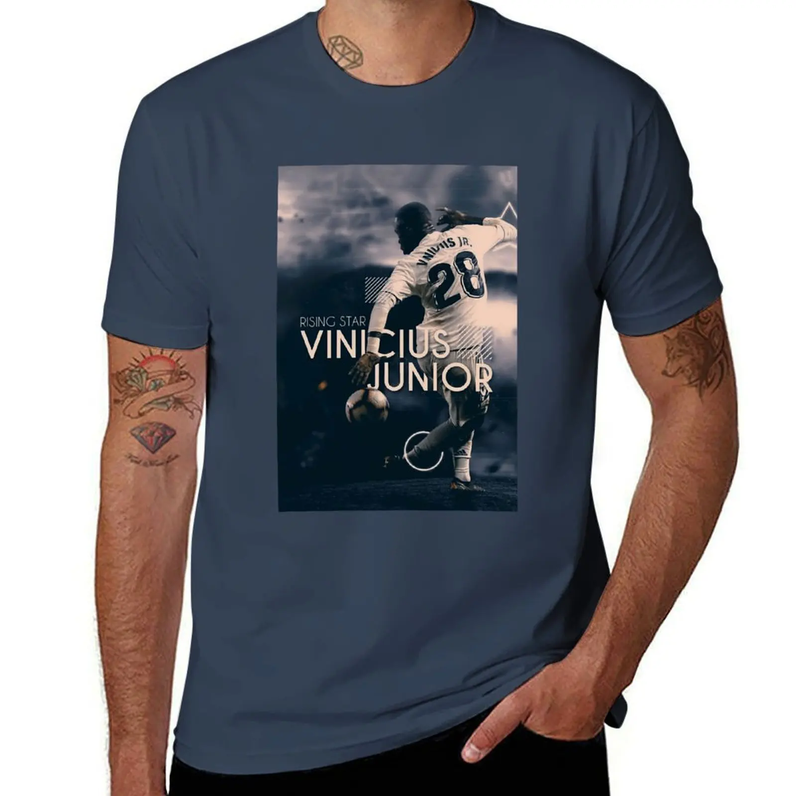 

Wallpaper Art Jr Vinicius T-Shirt Fitness Quick Dry Short Sleeve Top