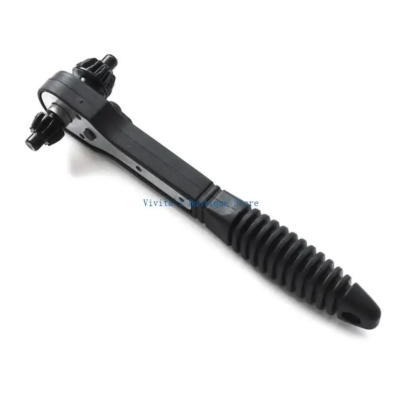 

M76D Dual-use Hand Drill Chuck Drill Ratchet Spanner Wrench Tool Accessories Multi-functional 150x50mm